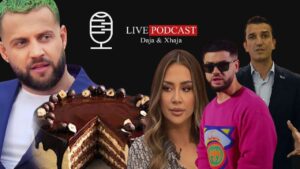 Noizy, Kiara dhe Erion Veliaj i rrembejne torten Luizit – Daja dhe Xhaja Podcast